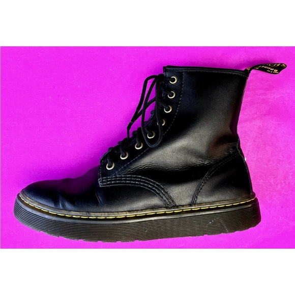 Dr. “Doc” Martens Zavala Boots Black 8 Eye Lace up. Womans 9 Men 8. One Blemish - Picture 4 of 16